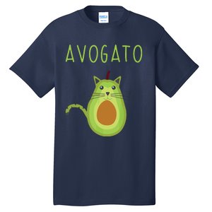 Avogato Cinco De Mayo Gift Cinco De Meow Cat Avocado Tall T-Shirt