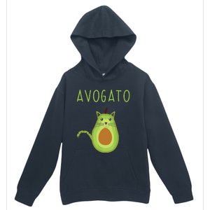 Avogato Cinco De Mayo Gift Cinco De Meow Cat Avocado Urban Pullover Hoodie