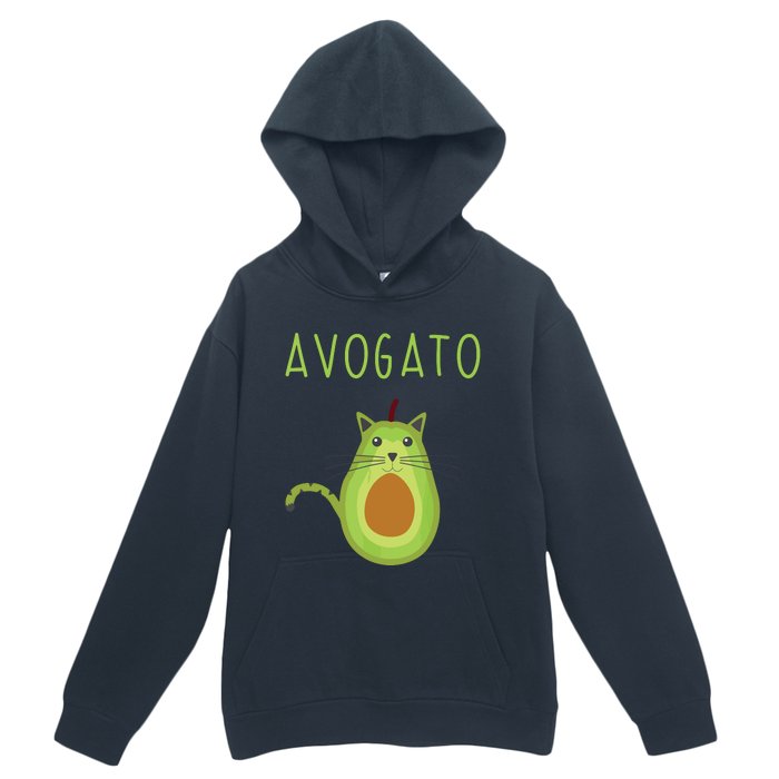 Avogato Cinco De Mayo Gift Cinco De Meow Cat Avocado Urban Pullover Hoodie