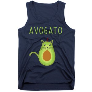 Avogato Cinco De Mayo Gift Cinco De Meow Cat Avocado Tank Top