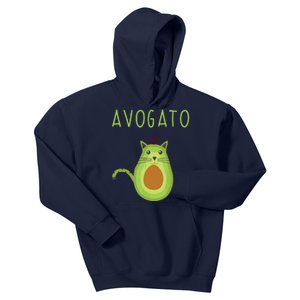 Avogato Cinco De Mayo Gift Cinco De Meow Cat Avocado Kids Hoodie