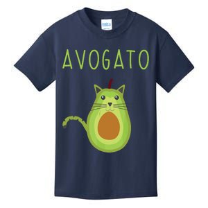 Avogato Cinco De Mayo Gift Cinco De Meow Cat Avocado Kids T-Shirt