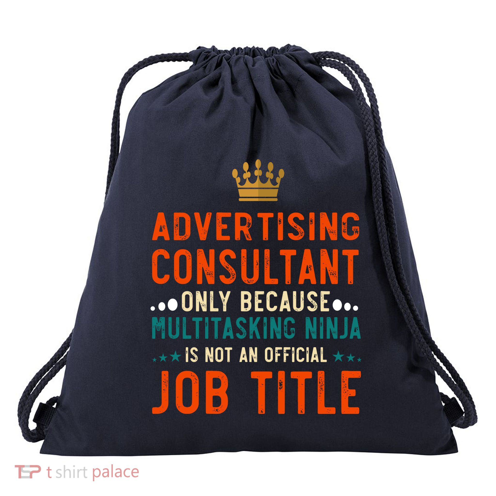 Advertising Consultant Definition Funny Job Custom Drawstring Bag