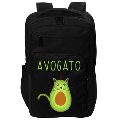 Avogato Cinco De Mayo Gift Cinco De Meow Cat Avocado Impact Tech Backpack