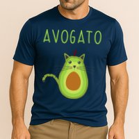 Avogato Cinco De Mayo Gift Cinco De Meow Cat Avocado Cooling Performance Crew T-Shirt