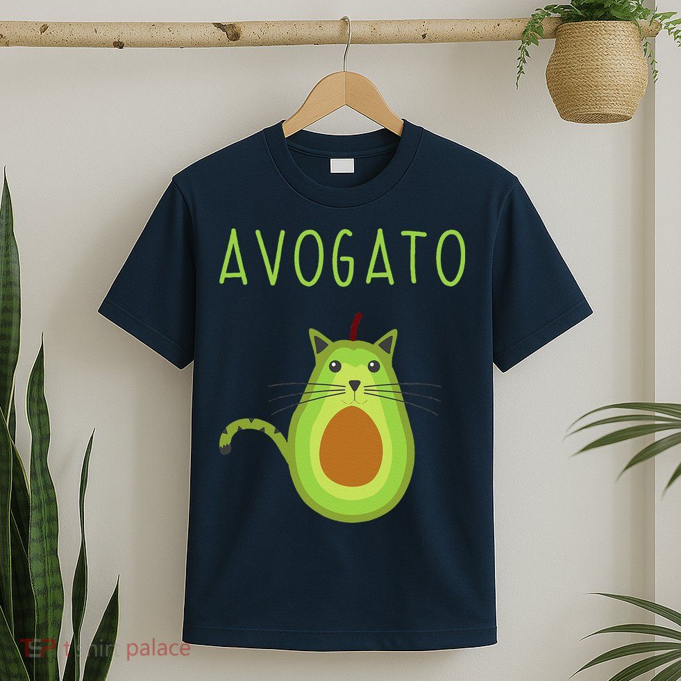 Avogato Cinco De Mayo Gift Cinco De Meow Cat Avocado T-Shirt