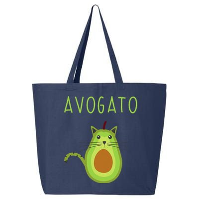 Avogato Cinco De Mayo Gift Cinco De Meow Cat Avocado 25L Jumbo Tote