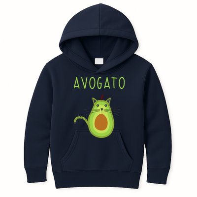 Avogato Cinco De Mayo Gift Cinco De Meow Cat Avocado Kids Hoodie