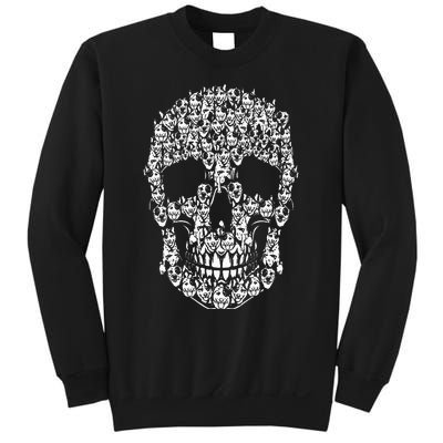 Australian Cattle Dog Skull Halloween Costume Sweatshirt