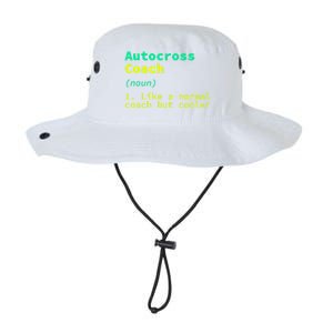 Autocross Coach Definition Funny Auto Racing Humor Great Gift Legacy Cool Fit Booney Bucket Hat