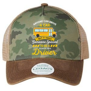 Anyone Can Drive Car Someone Special To Be School Bus Driver Funny Gift Legacy Tie Dye Trucker Hat