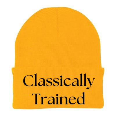 A Classic Design That Says Classically Trained Gift Knit Cap Winter Beanie