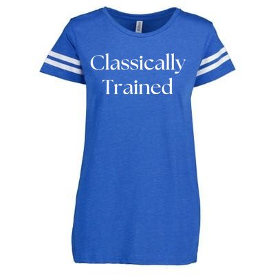 A Classic Design That Says Classically Trained Gift Enza Ladies Jersey Football T-Shirt