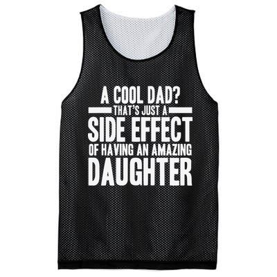A Cool Dad Side Effect Amazing Daughter Mesh Reversible Basketball Jersey Tank