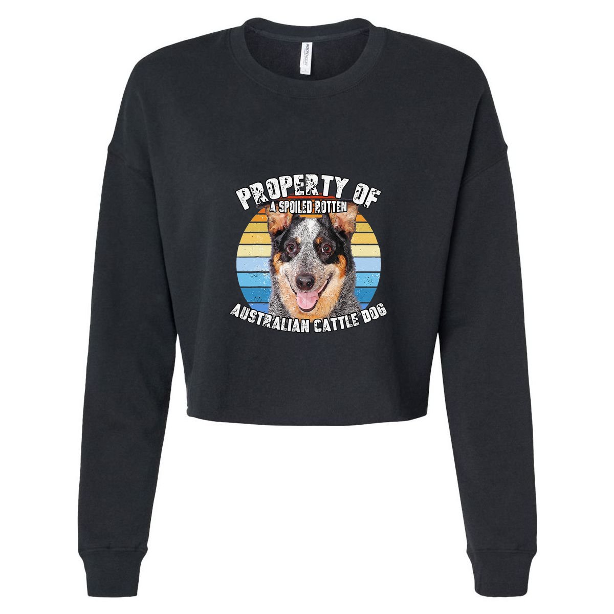 Australian Cattle Dog Blue Retro Property Of Cute Dog Cool Comfort Performance Bucket Hat