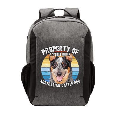 Australian Cattle Dog Blue Retro Property Of Cute Dog Vector Backpack