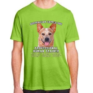 Australian Cattle Dog Red Professional Human Trainer Cute Dog Adult ChromaSoft Performance T-Shirt