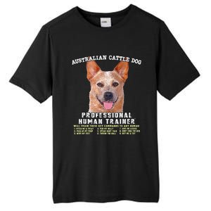 Australian Cattle Dog Red Professional Human Trainer Cute Dog Tall Fusion ChromaSoft Performance T-Shirt