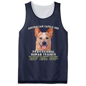 Australian Cattle Dog Red Professional Human Trainer Cute Dog Mesh Reversible Basketball Jersey Tank