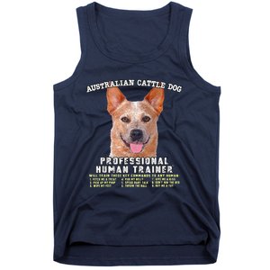 Australian Cattle Dog Red Professional Human Trainer Cute Dog Tank Top