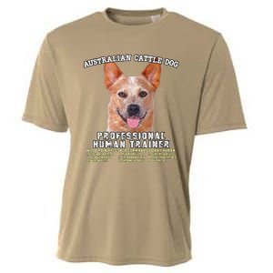 Australian Cattle Dog Red Professional Human Trainer Cute Dog Cooling Performance Crew T-Shirt