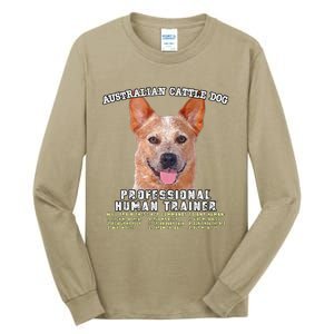 Australian Cattle Dog Red Professional Human Trainer Cute Dog Tall Long Sleeve T-Shirt