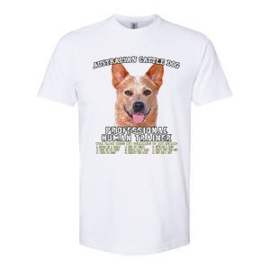 Australian Cattle Dog Red Professional Human Trainer Cute Dog Softstyle CVC T-Shirt