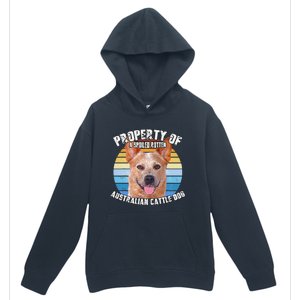 Australian Cattle Dog Red Retro Property Of Cute Dog Urban Pullover Hoodie