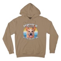 Australian Cattle Dog Red Retro Property Of Cute Dog Hoodie