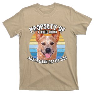 Australian Cattle Dog Red Retro Property Of Cute Dog T-Shirt