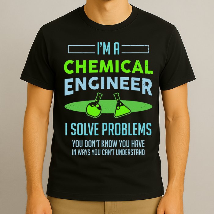 A Chemical Engineer I Solve Problems Chemical Engineering T-Shirt