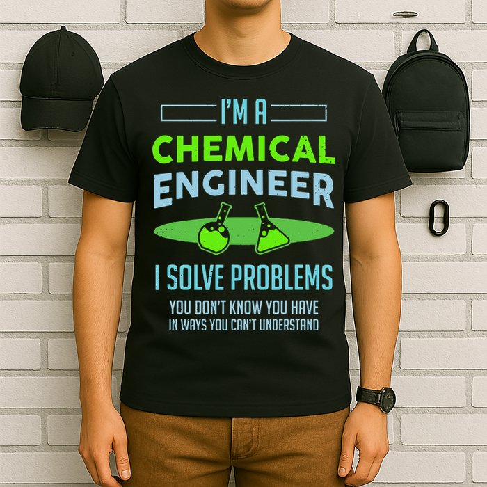 A Chemical Engineer I Solve Problems Chemical Engineering T-Shirt
