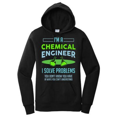 A Chemical Engineer I Solve Problems Chemical Engineering Women's Pullover Hoodie