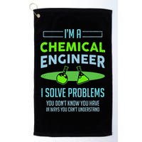 A Chemical Engineer I Solve Problems Chemical Engineering Golf Towel