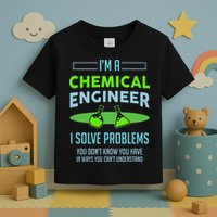 A Chemical Engineer I Solve Problems Chemical Engineering Toddler T-Shirt