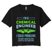 A Chemical Engineer I Solve Problems Chemical Engineering Crop Top