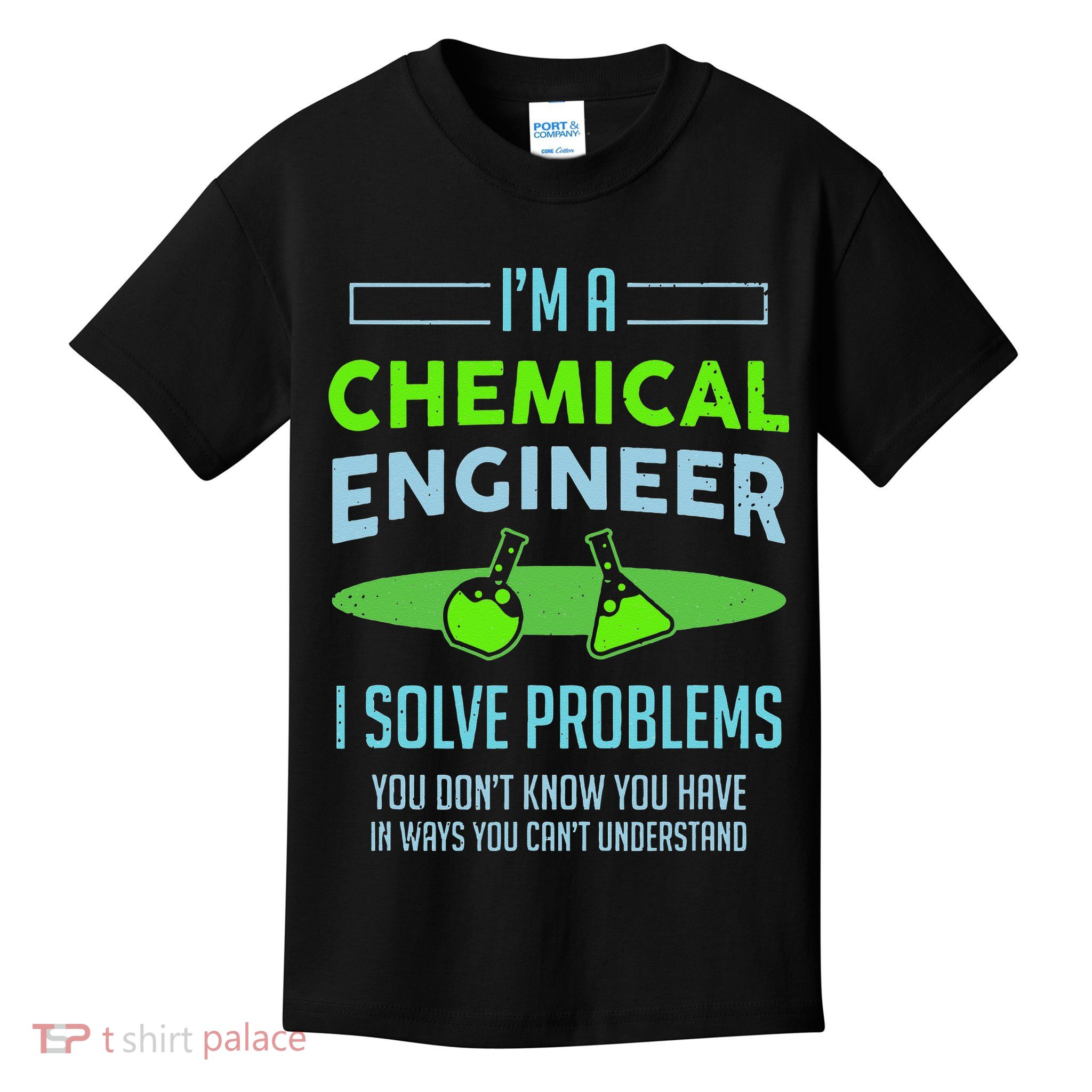 A Chemical Engineer I Solve Problems Chemical Engineering Kids T-Shirt