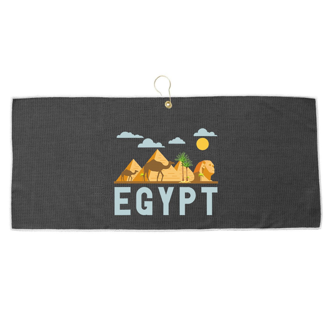 Africa Cairo Egypt Large Microfiber Waffle Golf Towel