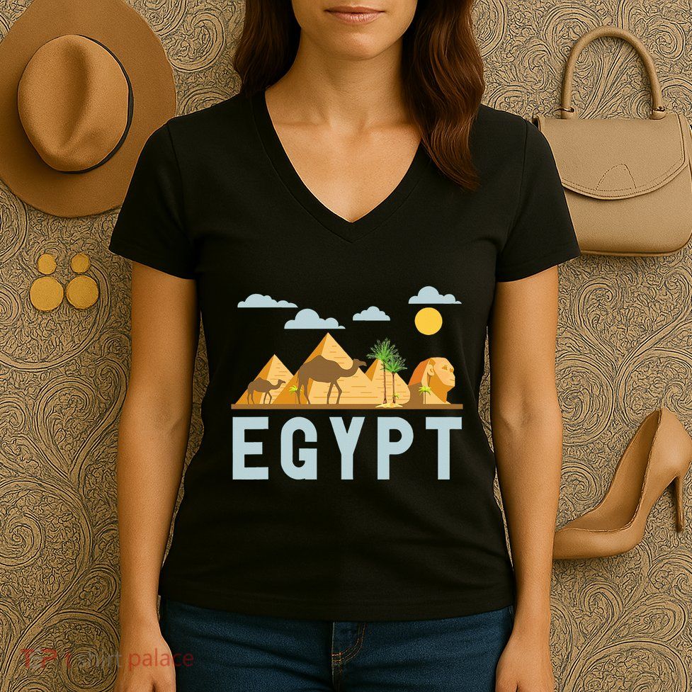 Africa Cairo Egypt Women's V-Neck T-Shirt