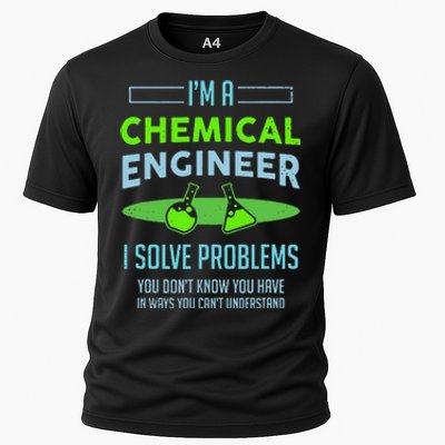 A Chemical Engineer I Solve Problems Chemical Engineering Cooling Performance Crew T-Shirt