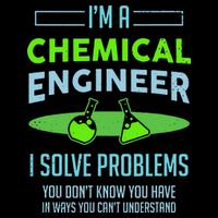 A Chemical Engineer I Solve Problems Chemical Engineering 7-Panel Snapback Hat