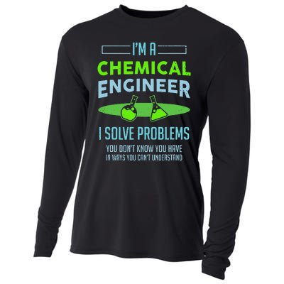 A Chemical Engineer I Solve Problems Chemical Engineering Cooling Performance Long Sleeve Crew