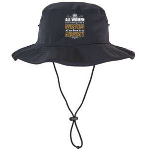 All Created Equal But Queens Are Born In August Gift Legacy Cool Fit Booney Bucket Hat