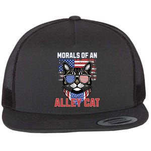 Alley Cat Funny Debate Election Presidential Debate Flat Bill Trucker Hat