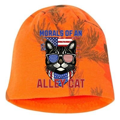 Alley Cat Funny Debate Election Presidential Debate Kati - Camo Knit Beanie