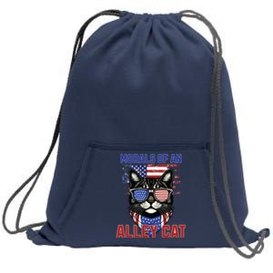 Alley Cat Funny Debate Election Presidential Debate Sweatshirt Cinch Pack Bag