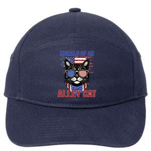 Alley Cat Funny Debate Election Presidential Debate 7-Panel Snapback Hat