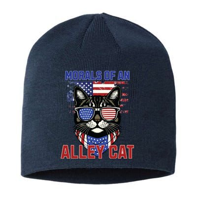 Alley Cat Funny Debate Election Presidential Debate Sustainable Beanie