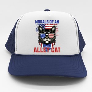 Alley Cat Funny Debate Election Presidential Debate Trucker Hat