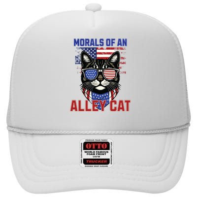 Alley Cat Funny Debate Election Presidential Debate High Crown Mesh Back Trucker Hat